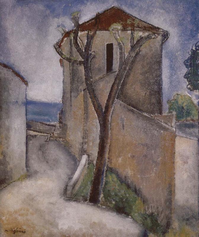 Amedeo Modigliani Tree and Houses oil painting picture